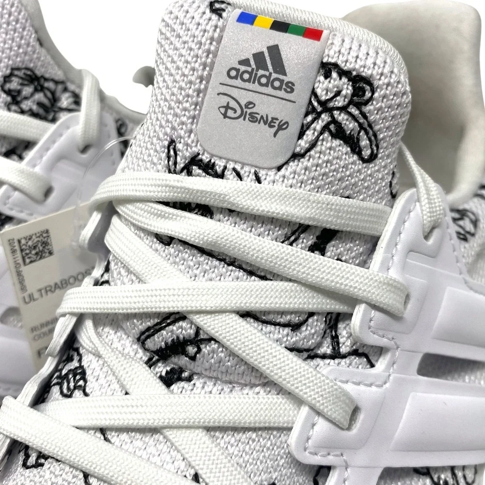 ADIDAS Ultraboost DNA x Disney Sneaker Youth Size 7, Women’s Size 8 in White - Picture 7 of 13